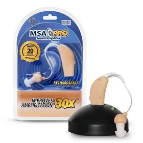 Msa 30x 679373117716 Sound Amplifier Amplification 20 Hours Use Adjustable Volume Nude