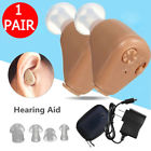 Mu79x1112240owwdk5529 Unbranded Pair Rechargeable Digital Mini In Ear Hearing Aid Adjustable
