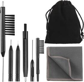 Mudder 445042983950 7 Pieces Hearing Aid Cleaning Tools Amplifier Brush With Ma