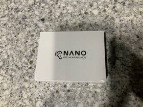 Nano J230415621 Nib- Hearing Aids Rechargeable Otc-cic-an-recharge-jh-r/b New And Sealed
