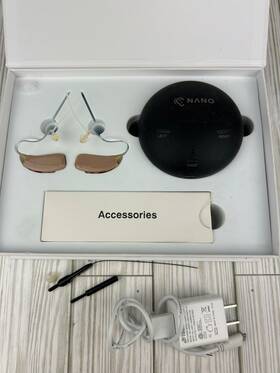 Nano Rx2000-acc-b Pair Rechargeable Hearing Aids Left And Right Ears Charger Cord