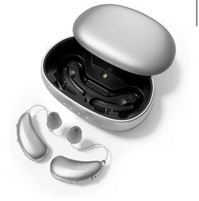 Tc1600-b09 Nearity Hearpod Pro Bluetooth Rechargeable Hearing Aids Silvery