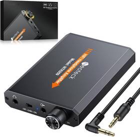 Ntk059-ca Neoteck Portable 3.5mm Headphone Amplifier Two-stage Gain Switch Black