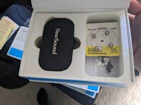Ti-100 Newsound L And R Tinnitus Hearing Aids New In Box With Batteries Manuals