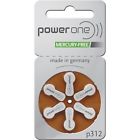 Nn-cyt6-8z0h Powerone Power One Size Zinc Air Hearing Aid Batteries No