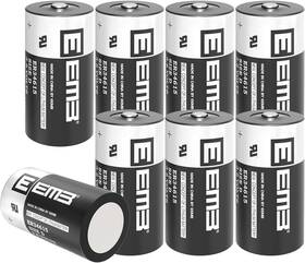 Er34615 No 8packcell Batteries 3.6v Lithium Battery 19ah Li-socl Non-rechargeable