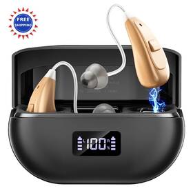 Nvboty 850076587505 Otc Hearing Aids Rechargeable 25 Hour Battery Advanced Noise
