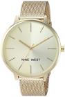 Nw-1922chgb Nine West Womens Wrist Watch In Gold Metal 086702590575