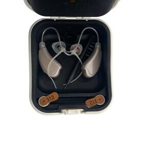 Optimum 70 B903 Ric Hearing Aids Pair Left Right Champagne Bte With Case Battery