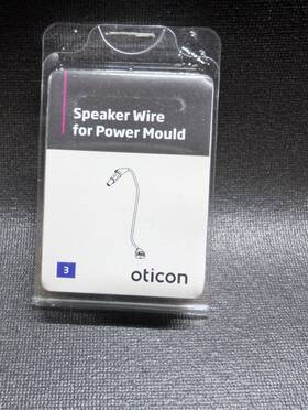 120214 Oticon Speaker Wire For Power Mould - Size 3l Left Mpn New