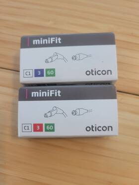 124597 Oticon Minifit C1 Detect 3 60 R And L Receivers Size Left Right