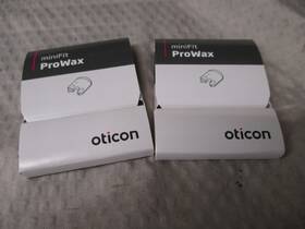 Oticon 128057000001 2 Packs Prowax Minifit Hearing Aid Wax Guards 12 Filters Total