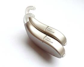 2upbte Oticon Used Pair Of Xceed 2 Up Behind The Ear Bte/beige Color - Usa Shipping