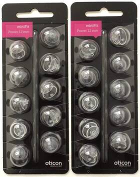 Oticon 645685215617 Power 12 Mm Minifit Dome 2 S-20 Domes