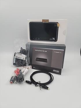 Oticon 707144318275 Tv Adapter 3.0 2.4g Bluetooth Hearing Aid Accessory - Nib