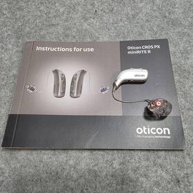 C044 Oticon Cros Px Minirite R Hearing Aid Only With Manual Right