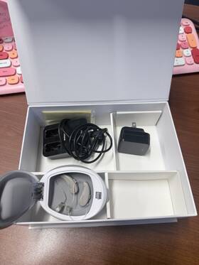 Oticon F1g56a1 Signia Pure Charge&go 7nx Hearing Aids With Charger And Travel Case