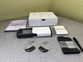 M180 Oticon Hearing Aids Agxo Series Plus Case And Accessories