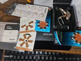 Siya-2 Oticon 1 - Siya 2 Mrite 312 2.4g Hearing Aide Entire Kit Batteries Wax