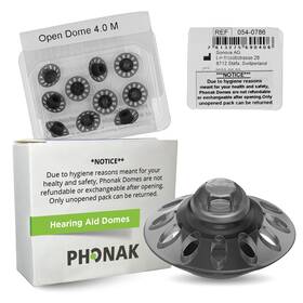 Otto Tech 783214356452 Phonak Open 4.0 Dome Medium 0.35 Inch 9mm 10 Domes Genuine Oem Switzerland Re