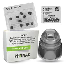 Otto Tech 783214356476 Phonak Cap 4.0 Dome Xsmall 0.18 Inches 4.5mm -genuine Oem Switzerland By So