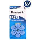 P-pr675-d-6-60 Panasonic Size Hearing Aid Batteries Pack 706148512428