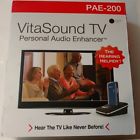 Pae-200 Vitasound Tv Personal Audio Enhancer Hearing Helper Pae Pae-200 Vitasound Tv Personal Audio Enhancer Hearing Helper Pae