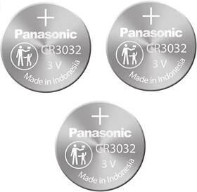 Cr3032 Panasonic Battery Lithium Button Cell Cr3032- Cr 3032 3 Pieces
