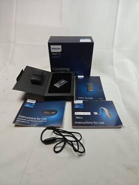 Hea6000 Philips Hearlink Audio Clip With Box And Manuals Extra Case Hea6000 Philips Hearlink Audio Clip With Box And Manuals Extra Case
