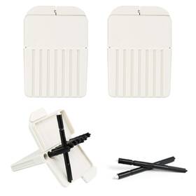 Rf-cerustopmilk-16 Phirunty 16 Pcs Cerumen Stop Wax Guard Filters For Hearing Aids 1.2mm Milky-2 Packs