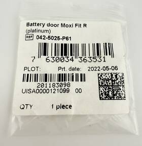 042-5025-p61 Phonak Battery Door Moxi Fit R Platinum Oem New
