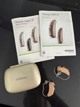 Phonak 050-0275-p5 Aud O B90-13 And Cros B-13 System Powers On Single Sided Deafness