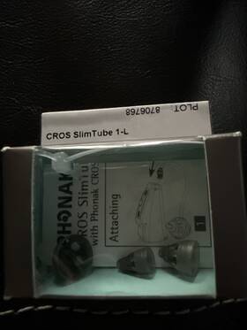054-0691 Phonak New Cros Slimtube 1-l With Domes For Belong Hearing Aids