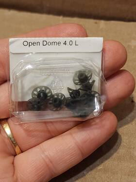 054-0787 Phonak Open Dome 4.0l 10 Large Domes For Hearing Aid Free Shipping
