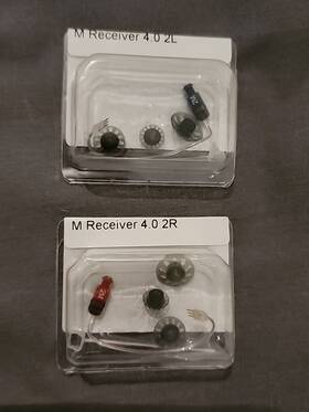 054-0805 Phonak Sonova Ag Hearing Aid Receivers M 4.0 2l And 2r New In Sealed Package