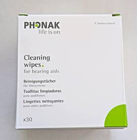 098-0567-00000g1 Phonak New Genuine Cleaning Wipes Oem 30/box