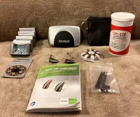 1034h Phonak Audeo Smart Ix Hearing Aids R&l Bundle With Batteries Case Work Great