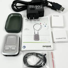 2262a-compilot Phonak Compilot Ii Hearing Aid Bluetooth Streamer With Lanyard Case Charger Bundle
