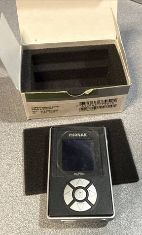 Phonak 612847779525 Mypilot Hearing Aid Controller Volume Program Wireless Remote Control
