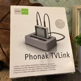 Phonak 612847832060 Icom And Tv Link Basestation Hearing Aid Bluetooth Tvlink New Open Box