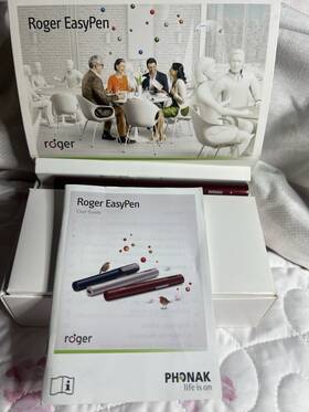 Phonak 612904332311 Roger Easypen 1.1 Complete Kit Wireless Microphone Assistive Listening