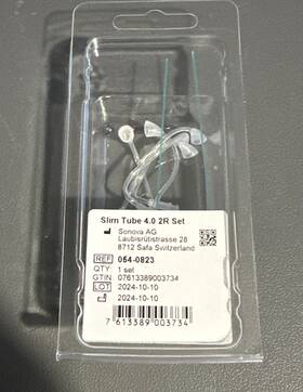 054-0823 Phonak 613389003727 Blister 5-pack Right Slim Tube 4.0 2r
