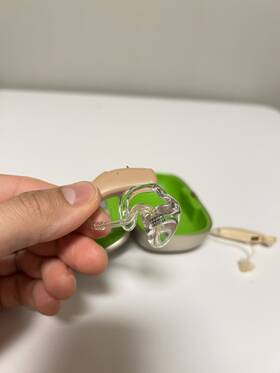 B50-sp Phonak Naida Hearing Aid Gold-tan 13 Battery Single
