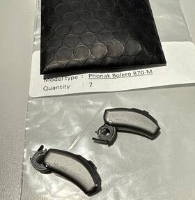 B70-m Phonak Bolero Hearing Aids Graphite 312 Battery Pair Factory Refurbished