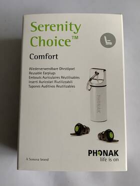 Kr15 Phonak Serenity Choice Comfort Reusable Earplugs Kr15 Phonak Serenity Choice Comfort Reusable Earplugs