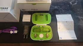 M50-r Phonak Audeo Bluetooth Hearing Aids Left And Right With Charging Case