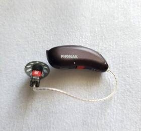 P50-312 Phonak Single Audeo Paradise Ric Hearing Aid. Free Programming