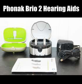 Phonak R-13 Hearing Aids Brio 2 - Left And Right Side As-is Read Description