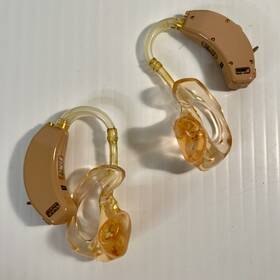 Sc-d-2 Phonak Pair Pico Forte Hearing Aid Analog Behind The Ear Bte Untested