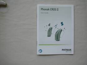 V90-f Phonak One Cross -13 Hearing Aide. Case And Pouch With Tools Manual